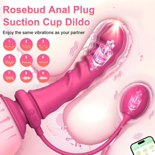 Rosebud App Control Anal Plug