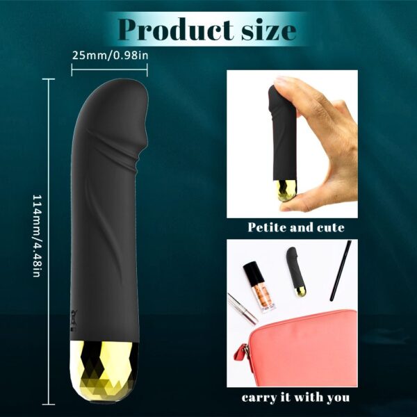 Luxe Bullet Vibrator- Black