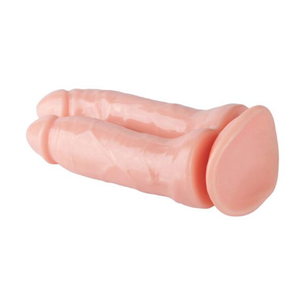 Dual Shaft Suction Cup Dildo Dual Shaft Suction Cup Dildo