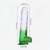 7.5 Inch Green Dildo