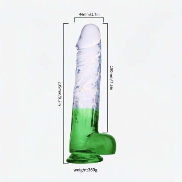 7.5 Inch Green Dildo