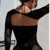 Sexy Black Mesh Dress Sexy Black Mesh Dress
