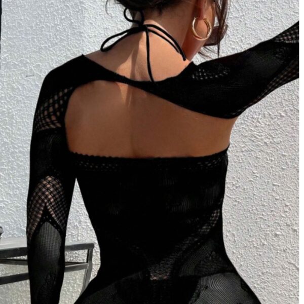 Sexy Black Mesh Dress Sexy Black Mesh Dress
