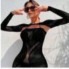 Sexy Black Mesh Dress -5 Sexy Black Mesh Dress