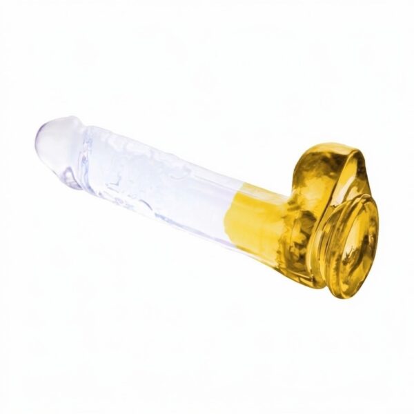 yellow 7.5 inch dildo