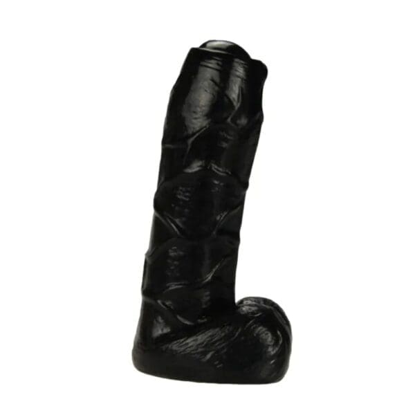 6-Inch Black TPR Dildo – Soft Flexible Toy for Beginners
