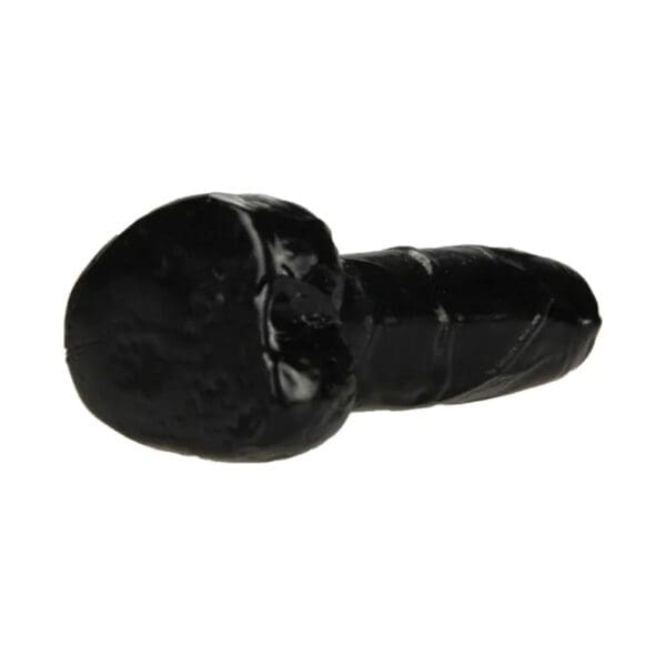 6-Inch Black TPR Dildo – Soft Flexible Toy for Beginners