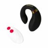 Black Wearable Remote Vibrator -2 Black Remote Wearable Couples Toy