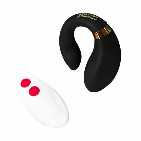 Black Wearable Remote Vibrator -2 Black Remote Wearable Couples Toy