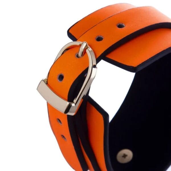 Close-up of Glow Hand Cuffs Orange