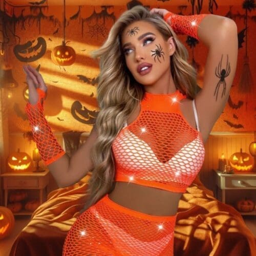 Neon Orange 3 Piece