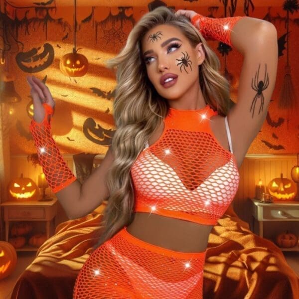 Neon Orange 3 Piece