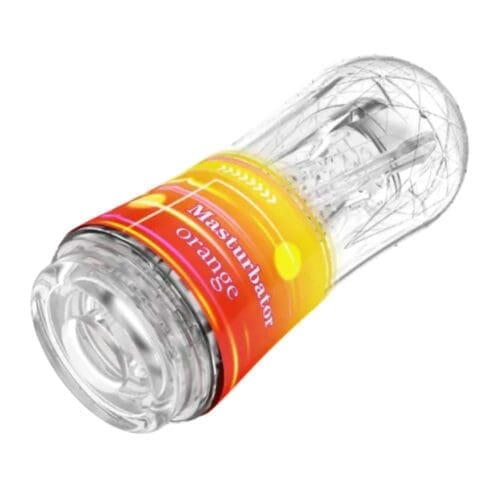 New Sensation Textured Male Masturbator with Storage Cap