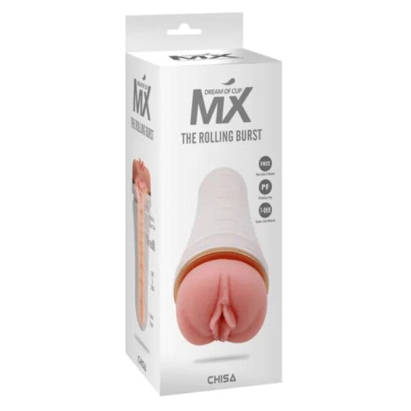 The Rolling Burst Compact Rotating Vibrator with Bulbous Tip and Ergonomic Handle