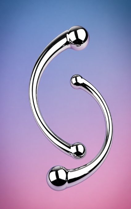 anal toys - Stainless Steel Double Ended Wand