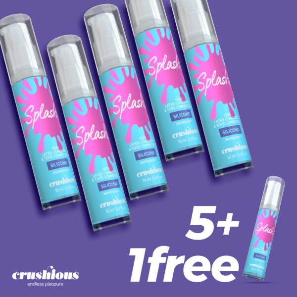 Crushious Silicone Lube (pack of 5 +1 free)
