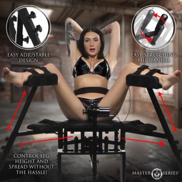 Leg Spreader Obedience Chair with Dildo