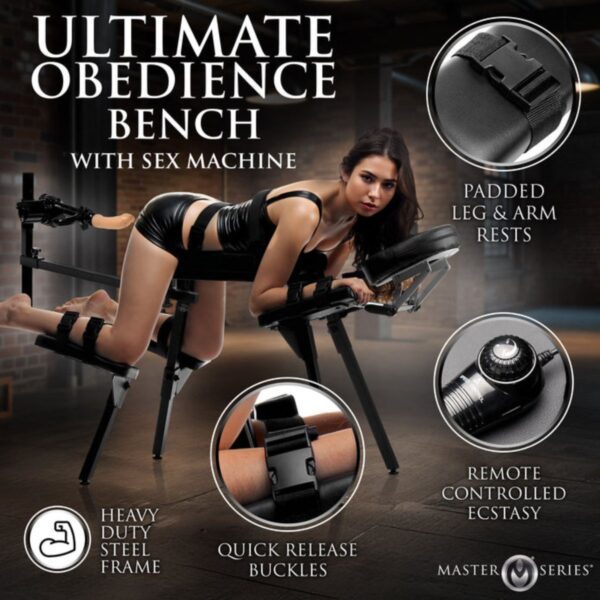Obedience Sex Bench with Dildo