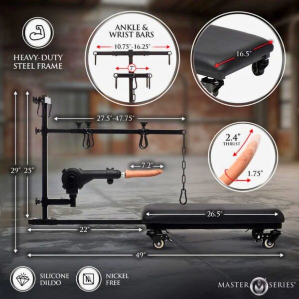 Tie Restraint Rack Sex Machine